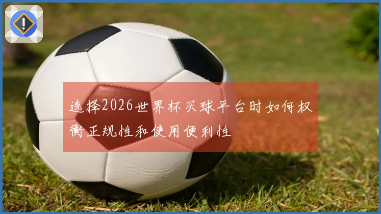 选择2026世界杯买球平台时如何权衡正规性和使用便利性